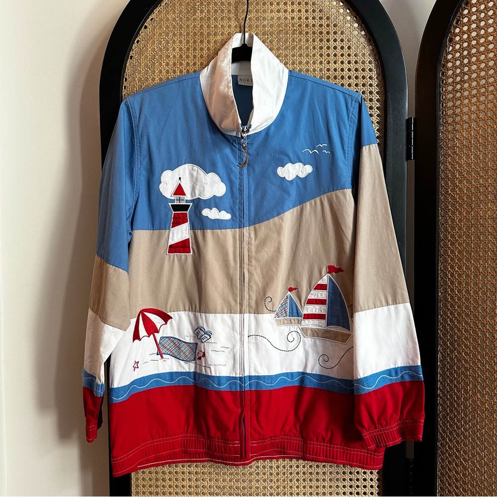 Koret vintage embroidery spring jacket.